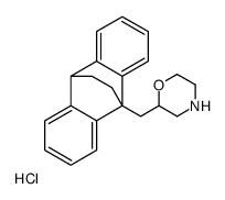 Morpholine,2-(9,10-ethanoanthracen-9(10H)-ylmethyl)-,hydrochloride结构式