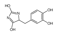 5-[(3,4-dihydroxyphenyl)methyl]imidazolidine-2,4-dione结构式