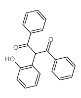 1,3-Propanedione,2-(2-hydroxyphenyl)-1,3-diphenyl- structure