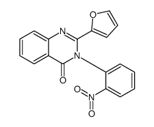 2-(furan-2-yl)-3-(2-nitrophenyl)quinazolin-4-one Structure