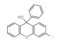 3-chloro-9-phenyl-xanthen-9-ol Structure