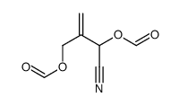 2-[cyano(formyloxy)methyl]prop-2-enyl formate结构式