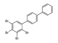 1,2,3,4-tetrabromo-5-(4-phenylphenyl)benzene结构式