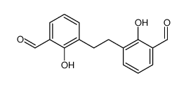 3-[2-(3-formyl-2-hydroxyphenyl)ethyl]-2-hydroxybenzaldehyde结构式