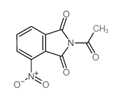 1H-Isoindole-1,3(2H)-dione, 2-acetyl-4-nitro- structure