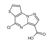 5-Chloropyrazolo[1,5-a]thieno[2,3-e]pyrimidine-3-carboxylic acid Structure