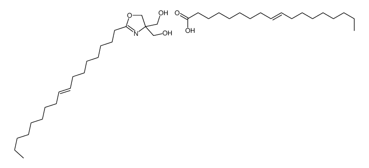 oleic acid, compound with 2-(heptadecenyl)-5H-oxazole-4,4-dimethanol (1:1)结构式