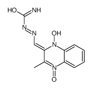 (1-hydroxy-3-methyl-4-oxidoquinoxalin-4-ium-2-ylidene)methyliminourea Structure