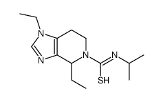 1,4-diethyl-N-propan-2-yl-6,7-dihydro-4H-imidazo[4,5-c]pyridine-5-carbothioamide Structure