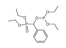 α-(diethoxyphosphinyl)benzyl diethyl phosphite结构式