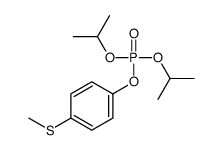 (4-methylsulfanylphenyl) dipropan-2-yl phosphate结构式