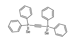 Bis-(diphenylphosphinoselenoyl)-acetylen结构式