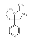 4-Pyridineethanamine, b,b-diethoxy- Structure