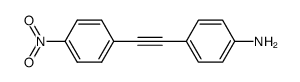 4-(4-nitro-phenylethynyl)-aniline Structure