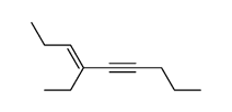 (E)-4-Ethyl-3-nonen-5-yne结构式