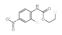 2-chloroethyl N-(2-chloro-4-nitro-phenyl)carbamate structure