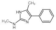 5-METHYL-2-METHYLAMINO-4-PHENYLIMIDAZOLE structure