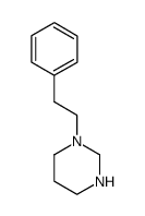 1-phenethylhexahydropyrimidine结构式