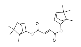 bis(1,7,7-trimethylbicyclo[2.2.1]heptan-2-yl) fumarate结构式