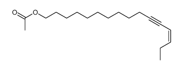 (Z)-13-hexadecene-11-yn-1-yl acetate结构式