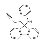 9-(cyanoethyl)-9-anilinofluorene Structure