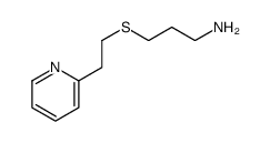 3-(2-pyridin-2-ylethylsulfanyl)propan-1-amine结构式