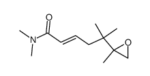 2-Hexenamide,N,N,5-trimethyl-5-(2-methyloxiranyl)-(9CI)结构式