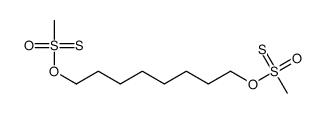 octamethylene bis(methanethiosulfonate) Structure