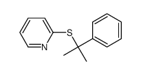 2-(2-phenylpropan-2-ylsulfanyl)pyridine Structure