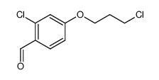 2-chloro-4-(3-chloro-propoxy)-benzaldehyde结构式