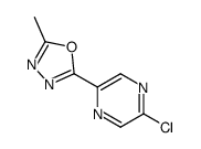 2-(5-氯吡嗪-2-基)-5-甲基-1,3,4-噁二唑结构式