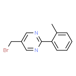 Pyrimidine, 5-(bromomethyl)-2-(2-methylphenyl)- (9CI)结构式