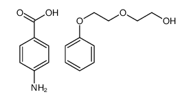 4-aminobenzoic acid,2-(2-phenoxyethoxy)ethanol Structure