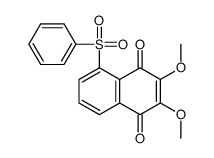 5-(benzenesulfonyl)-2,3-dimethoxynaphthalene-1,4-dione Structure