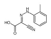 2-cyano-2-[(2-methylphenyl)hydrazinylidene]acetic acid Structure