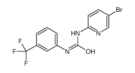 1-(5-bromopyridin-2-yl)-3-[3-(trifluoromethyl)phenyl]urea Structure