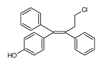 Phenol, 4-[(1Z)-4-chloro-1,2-diphenyl-1-buten-1-yl] Structure