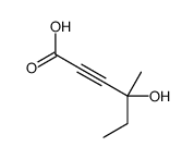 4-hydroxy-4-methylhex-2-ynoic acid Structure