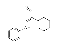 3-Anilino-2-cyclohexyl-2-propenal Structure