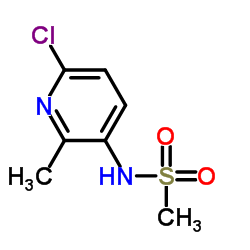 N-(6-Chloro-2-methyl-3-pyridinyl)methanesulfonamide Structure