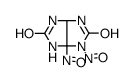 3a,4-dinitroso-1,3,6,6a-tetrahydroimidazo[4,5-d]imidazole-2,5-dione结构式