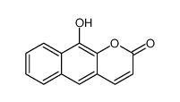 10-hydroxybenzo[g]chromen-2-one结构式