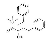 3-phenethyl-5-phenyl-2-(trimethylsilyl)pent-1-en-3-ol Structure