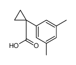 1-(3,5-二甲基苯基)环丙烷-1-羧酸结构式