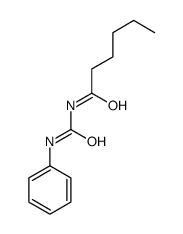 N-(phenylcarbamoyl)hexanamide结构式