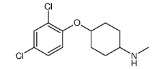 Cyclohexanamine, 4-(2,4-dichlorophenoxy)-N-methyl结构式