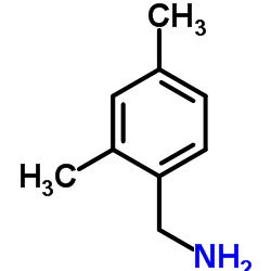 Benzylamine, 2,4-dimethyl- Structure