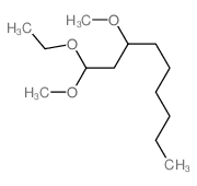 1-Ethoxy-1,3-dimethoxy-nonane结构式