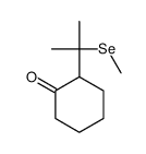 2-(2-methylselanylpropan-2-yl)cyclohexan-1-one Structure