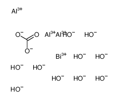 [carbonato(2-)]decahydroxy(bismuth)trialuminium结构式